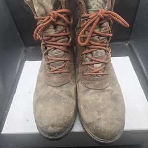 Rocky Camouflage‎ Boots with Orange Laces